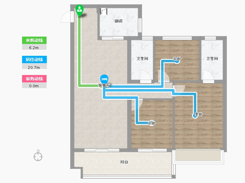 河南省-洛阳市-碧桂园-93.00-户型库-动静线