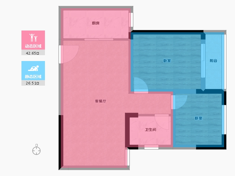 河南省-商丘市-润泓崇文院-61.59-户型库-动静分区