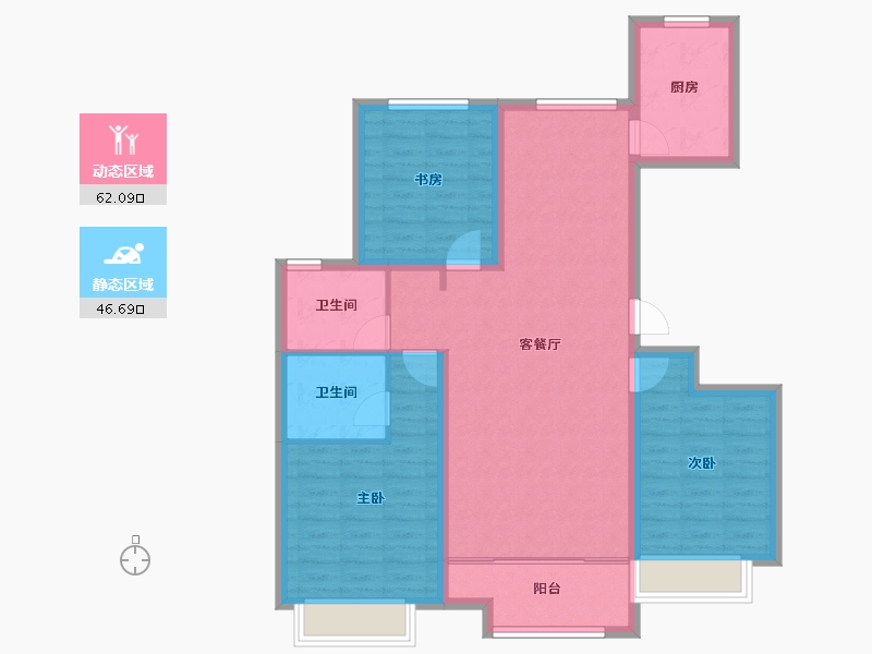 河北省-沧州市-御湖上院-97.80-户型库-动静分区