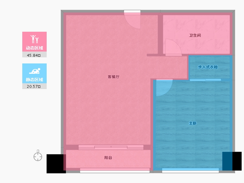 广东省-深圳市-大中华环球金融中心-60.00-户型库-动静分区