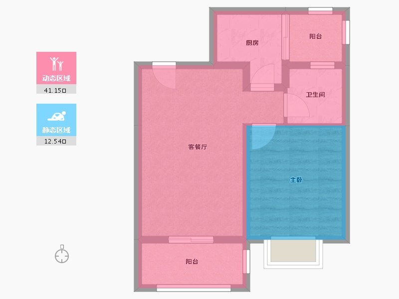 广西壮族自治区-桂林市-民鑫飞虎林居-47.27-户型库-动静分区