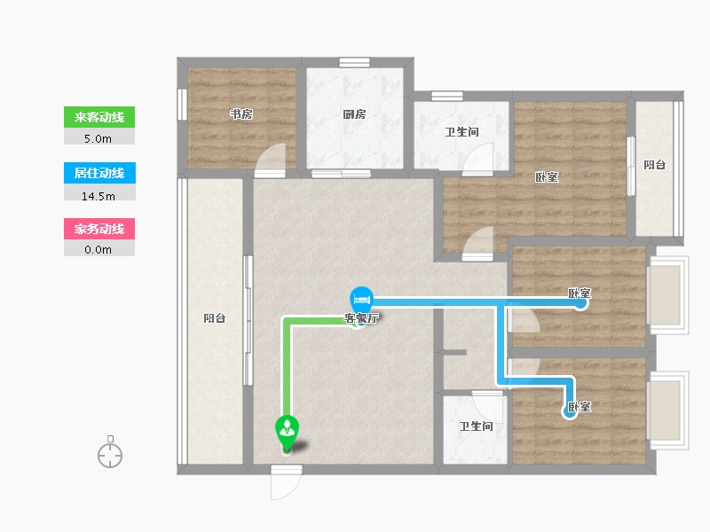 甘肃省-陇南市-华昌江南府-105.41-户型库-动静线