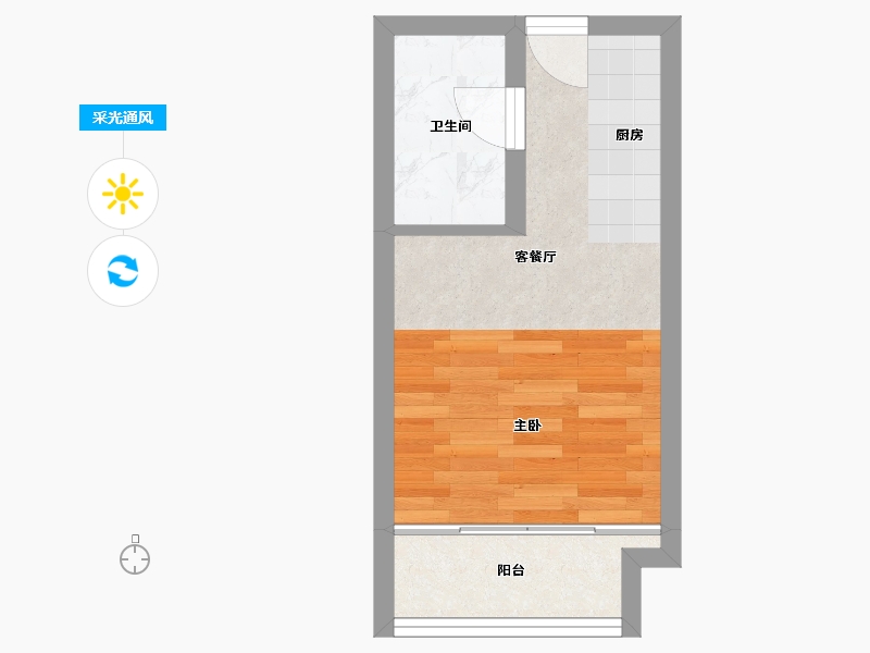 湖北省-黄冈市-浠水·润达国际-24.43-户型库-采光通风