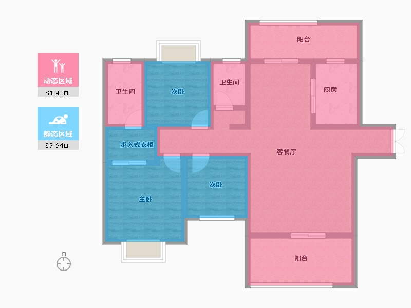 湖南省-永州市-徐福天誉-103.24-户型库-动静分区