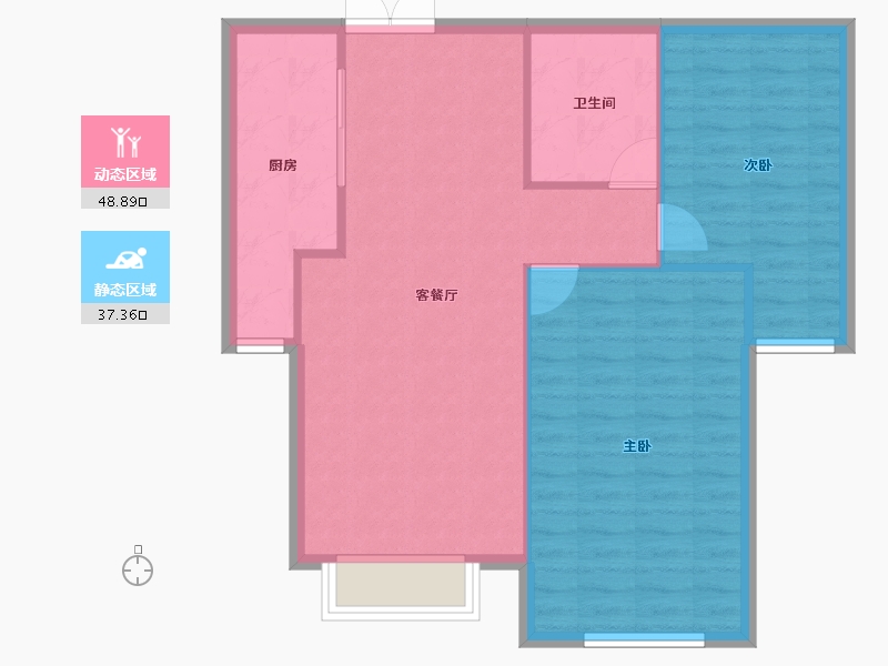 河北省-沧州市-御河新城-79.43-户型库-动静分区