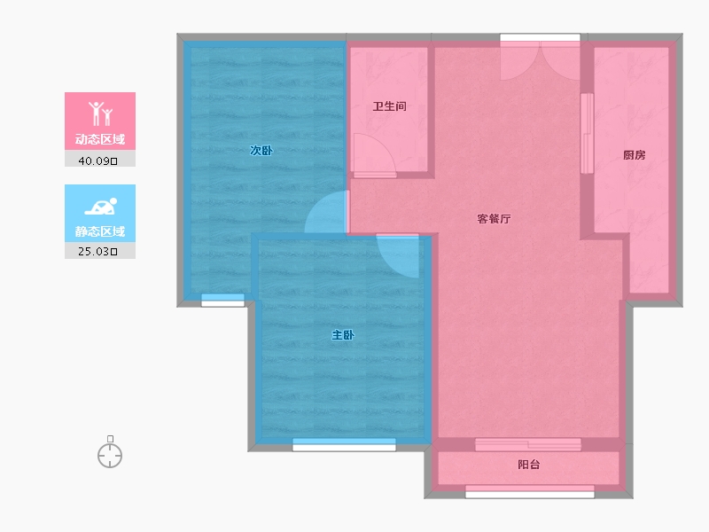 河北省-沧州市-御河新城-58.35-户型库-动静分区