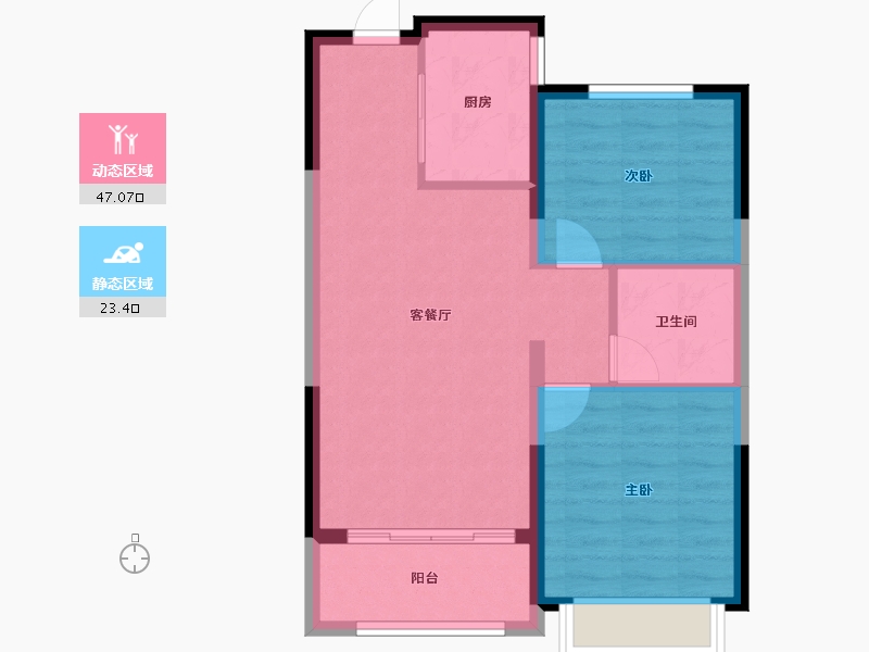 甘肃省-定西市-绿洲定西府-63.48-户型库-动静分区