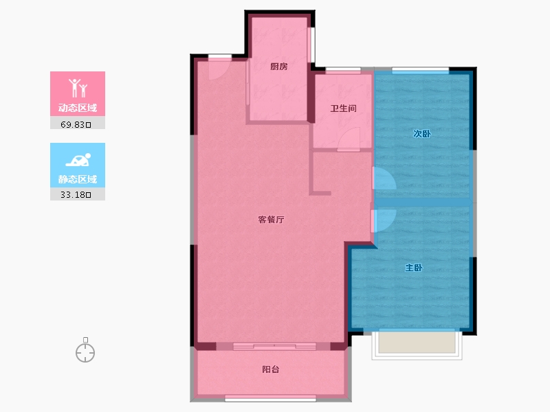 甘肃省-定西市-绿洲定西府-93.78-户型库-动静分区