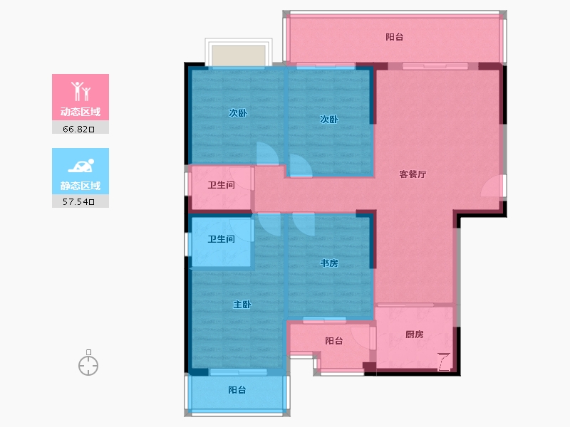 广西壮族自治区-南宁市-建苑小区-105.04-户型库-动静分区