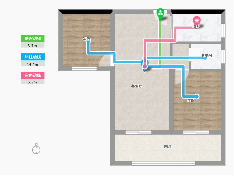 广西壮族自治区-河池市-泽良御景龙庭-59.18-户型库-动静线