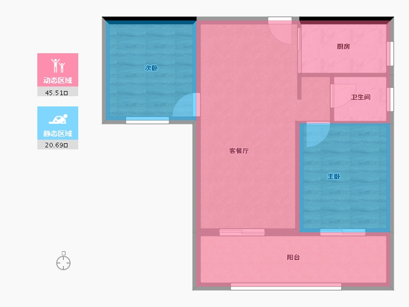 广西壮族自治区-河池市-泽良御景龙庭-59.18-户型库-动静分区