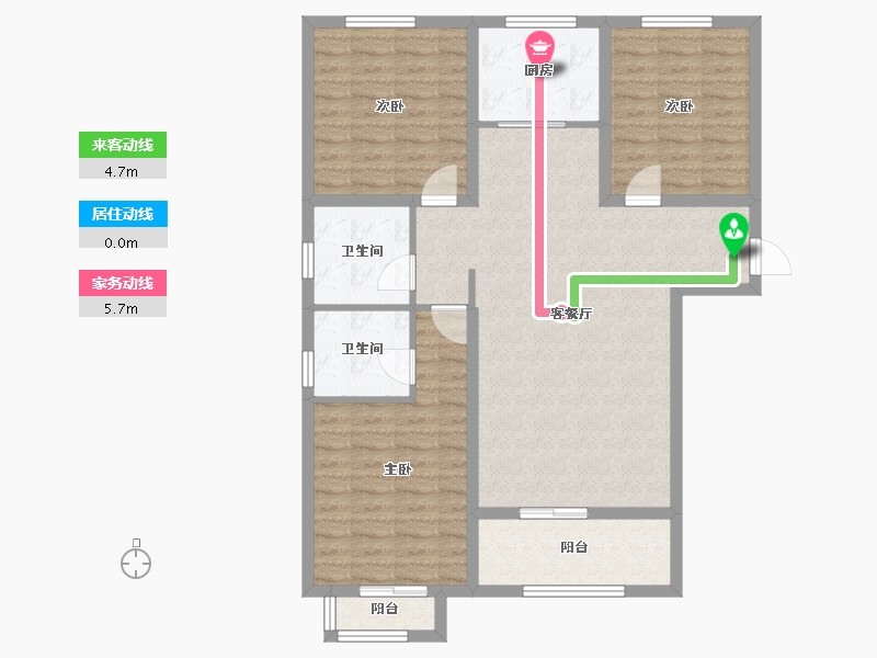 河北省-衡水市-泰华丽园-102.40-户型库-动静线