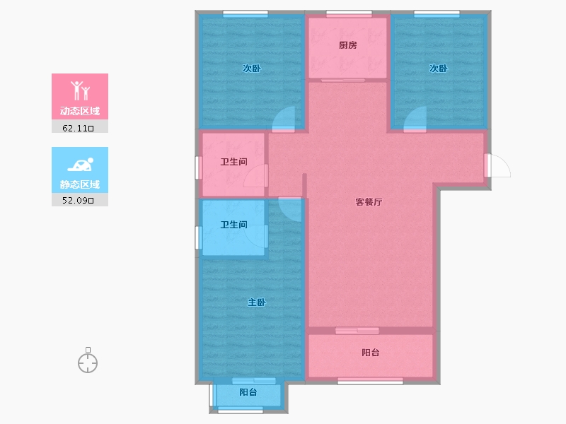 河北省-衡水市-泰华丽园-102.40-户型库-动静分区