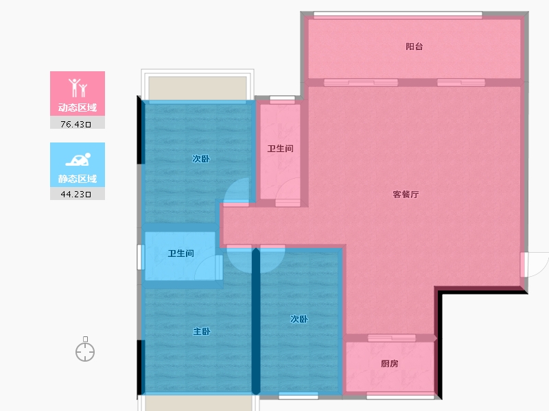 广西壮族自治区-河池市-绿锦华府-108.32-户型库-动静分区