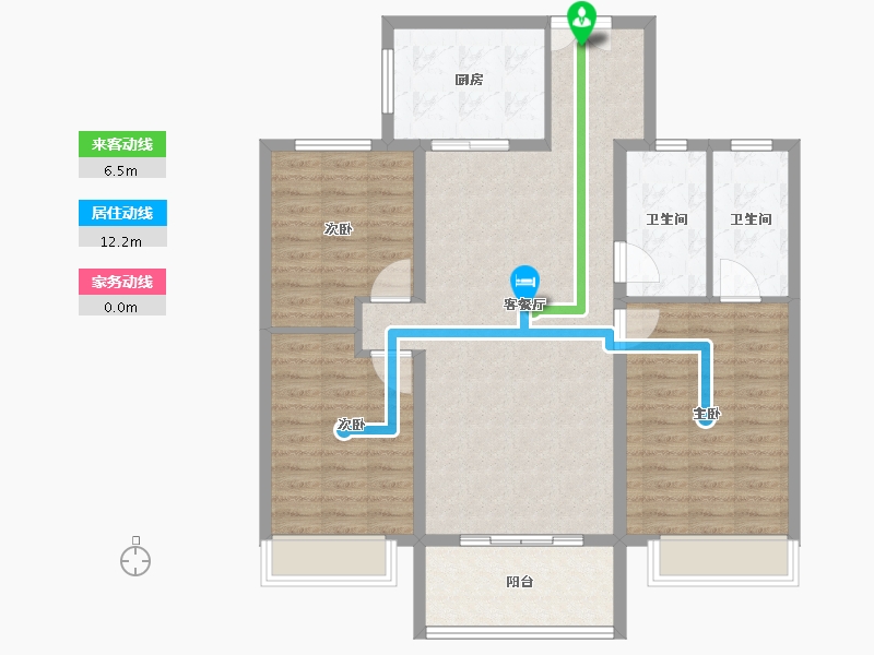 河南省-安阳市-海悦光明城-101.60-户型库-动静线