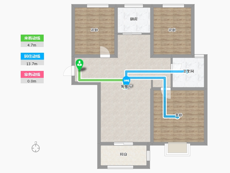 河北省-衡水市-泰华丽园-93.22-户型库-动静线