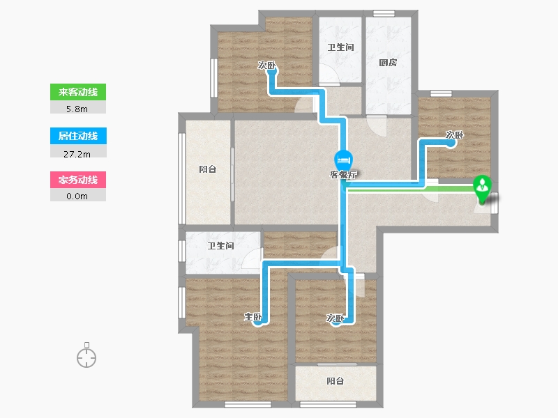 福建省-福州市-群升江山城-100.00-户型库-动静线