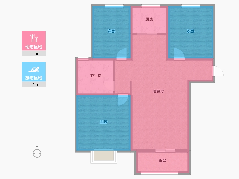 河北省-衡水市-泰华丽园-93.10-户型库-动静分区