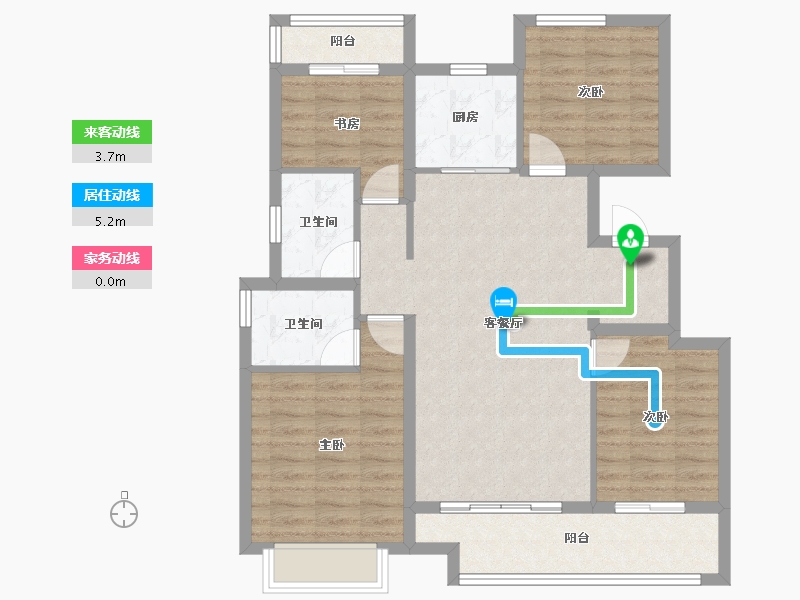 浙江省-衢州市-天阳融信·澜岸铭邸-92.01-户型库-动静线