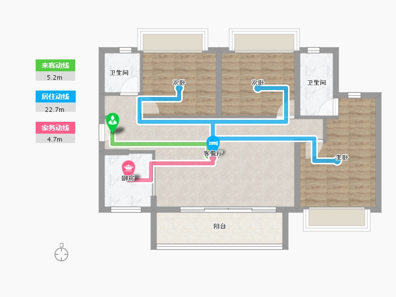 广东省-汕尾市-时代中国时代水岸·海丰-83.50-户型库-动静线