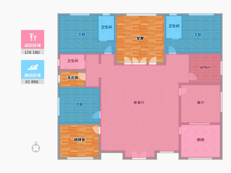 湖南省-长沙市-自建房-200.00-户型库-动静分区