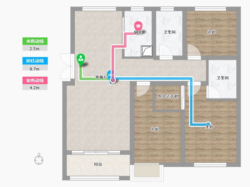 河北省-保定市-药都新城-107.00-户型库-动静线