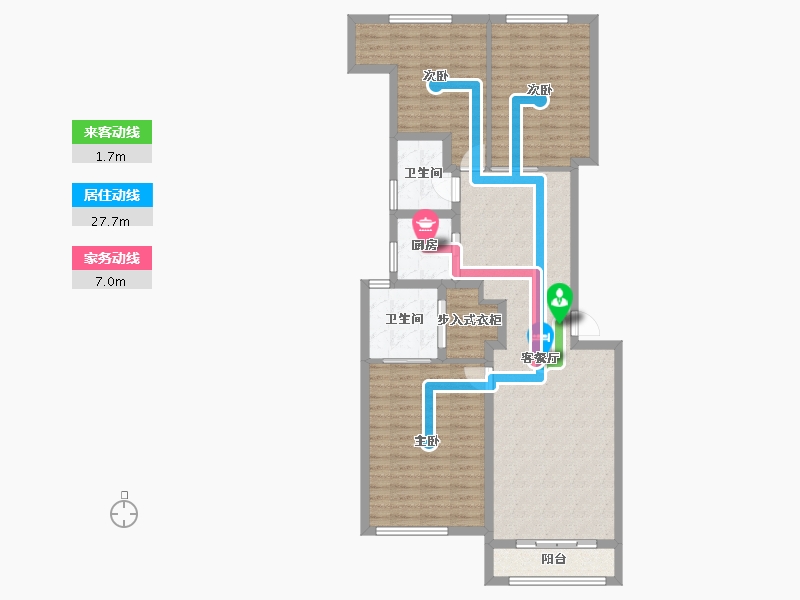 江西省-南昌市-加美四季花城-106.82-户型库-动静线