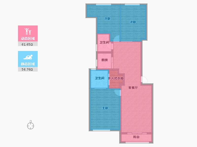 江西省-南昌市-加美四季花城-106.82-户型库-动静分区