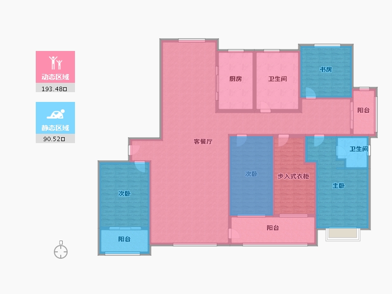 山东省-滨州市-御通院-240.01-户型库-动静分区