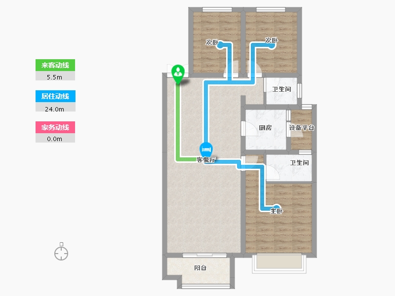 河南省-安阳市-海悦光明城-90.34-户型库-动静线