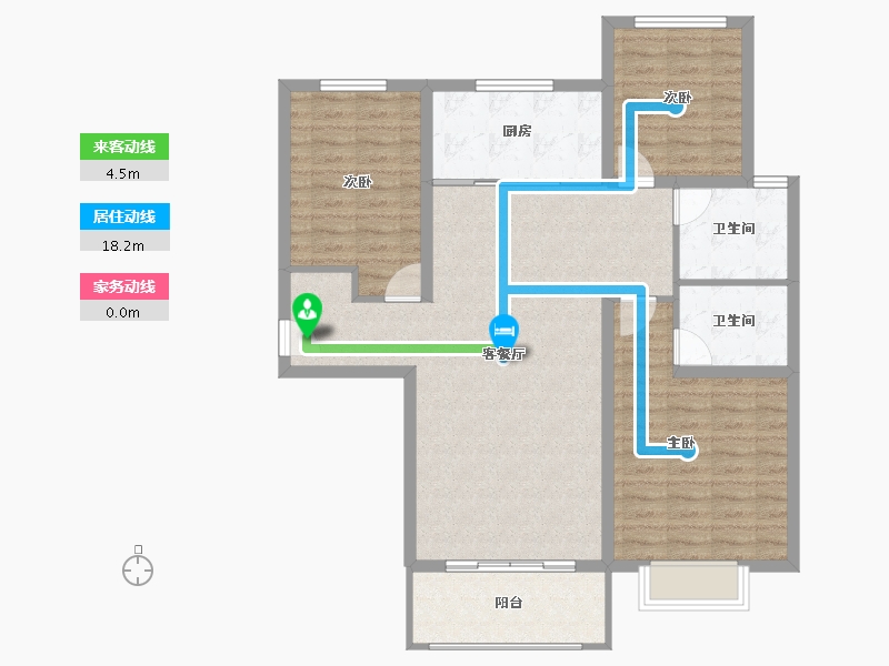 河南省-商丘市-君鹏·江山一品-103.77-户型库-动静线