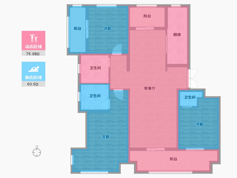 河北省-衡水市-汉王府-122.40-户型库-动静分区