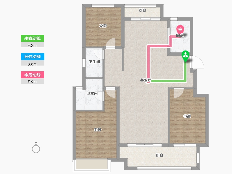 河南省-安阳市-海悦光明城-104.01-户型库-动静线