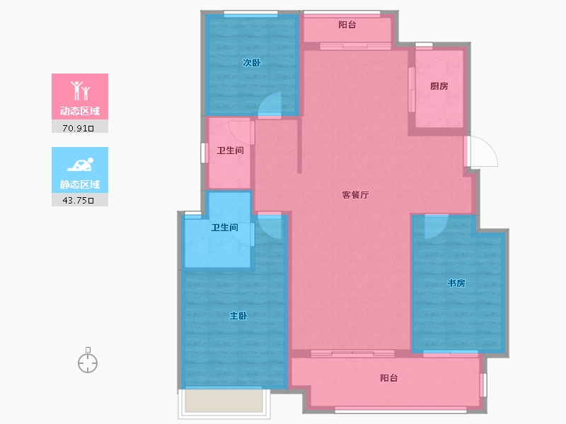 河南省-安阳市-海悦光明城-104.01-户型库-动静分区