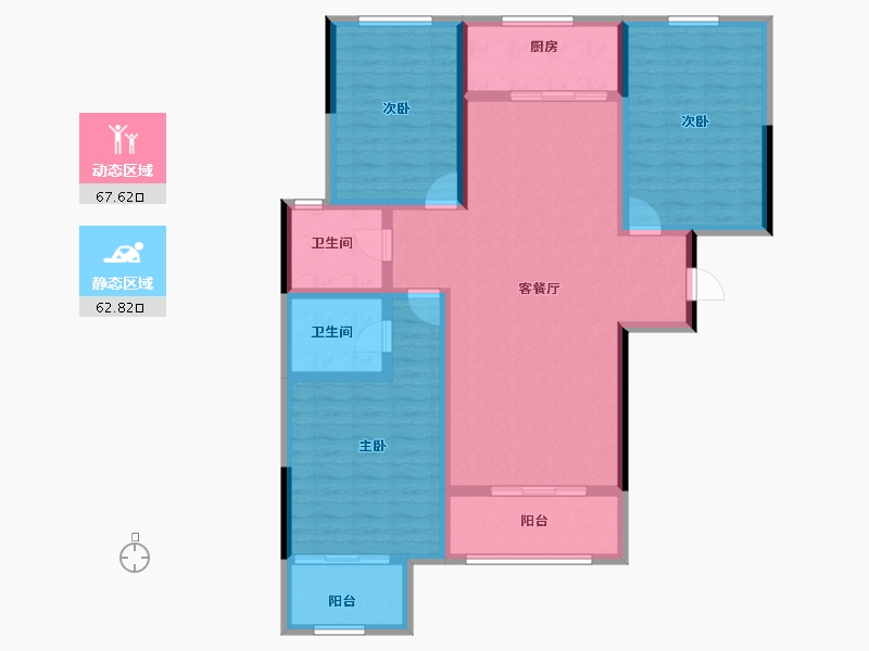 山东省-莱芜市-汉和赢臺-117.15-户型库-动静分区