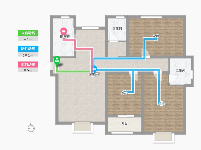 河北省-衡水市-泰华丽园-112.00-户型库-动静线