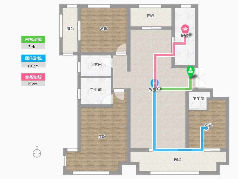 河北省-衡水市-汉王府-121.25-户型库-动静线