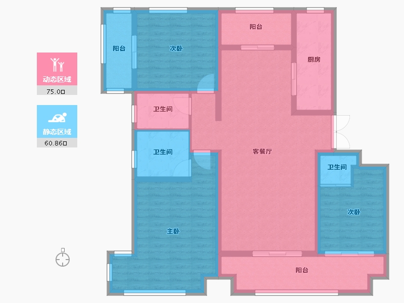 河北省-衡水市-汉王府-121.25-户型库-动静分区