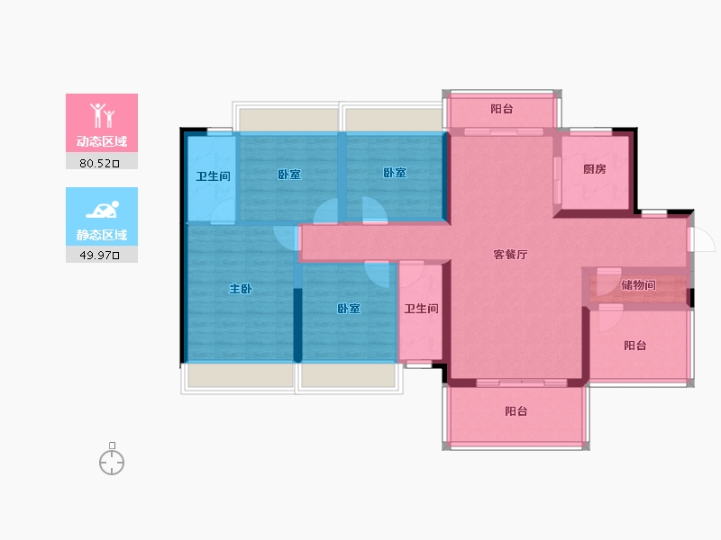 广西壮族自治区-崇左市-崇左碧桂园公园上城-116.15-户型库-动静分区