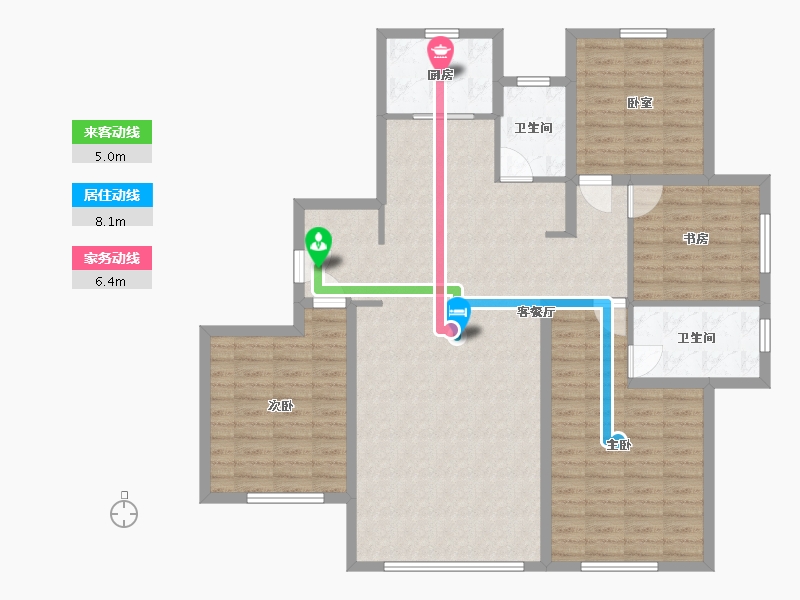 河北省-保定市-颐和雅园-121.41-户型库-动静线