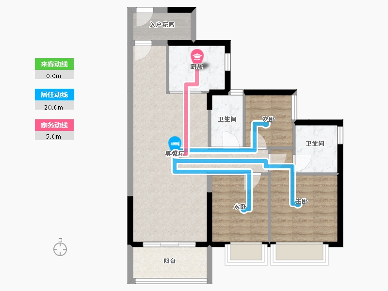 广东省-河源市-时代倾城-78.82-户型库-动静线