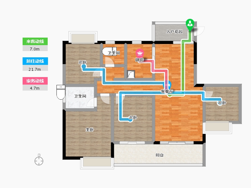 广东省-广州市-珠江壹城国际城-119.19-户型库-动静线