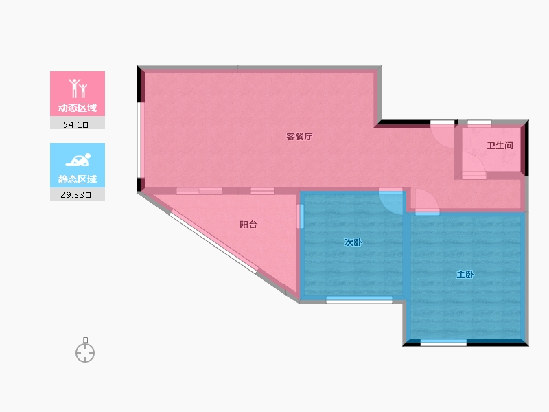 广西壮族自治区-河池市-滨江星园—期-74.27-户型库-动静分区