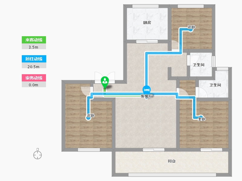 青海省-海东市-壹悦府-101.13-户型库-动静线