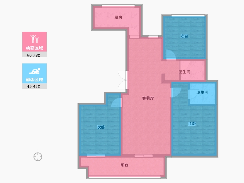 山西省-运城市-阅山府-98.04-户型库-动静分区