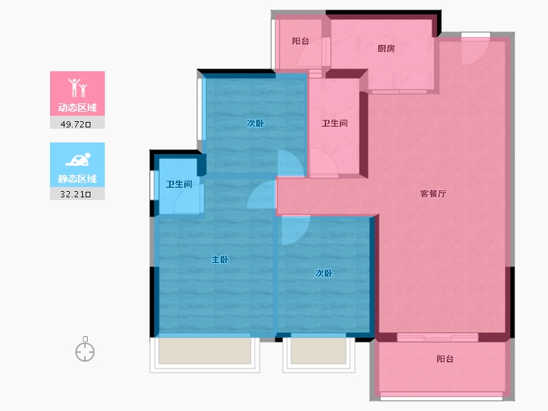 广东省-河源市-兴业城-73.17-户型库-动静分区