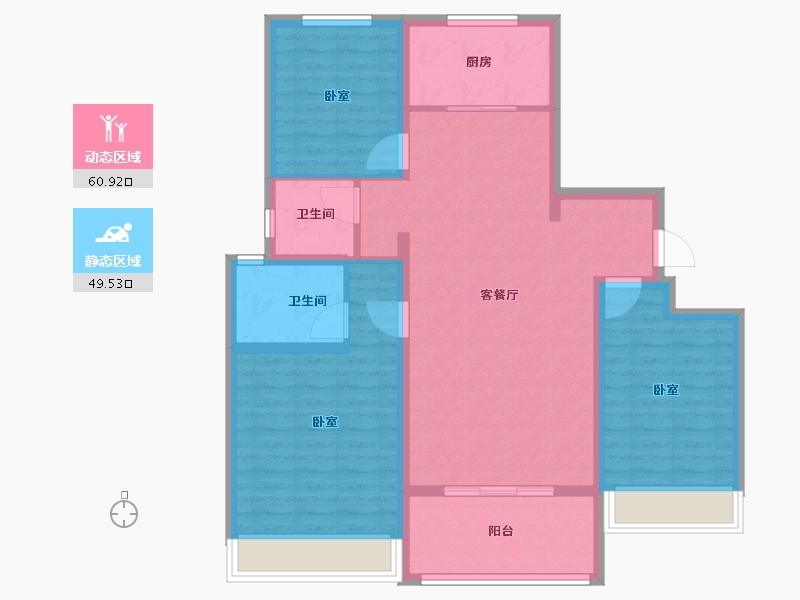 河南省-安阳市-新城国际五期-99.20-户型库-动静分区