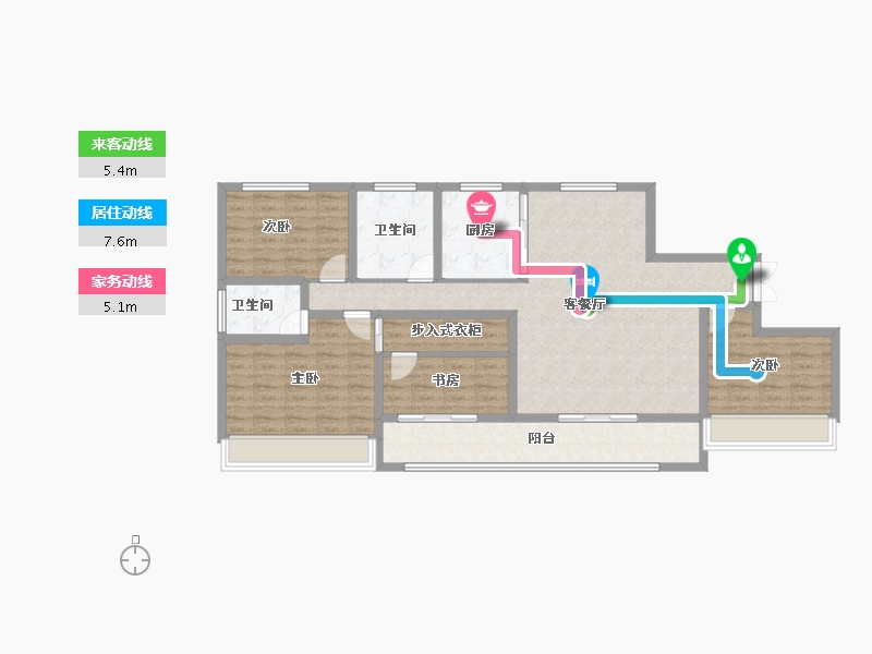 青海省-海东市-帝豪·壹号院-115.46-户型库-动静线