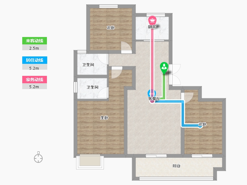 山西省-运城市-阅山府-86.11-户型库-动静线