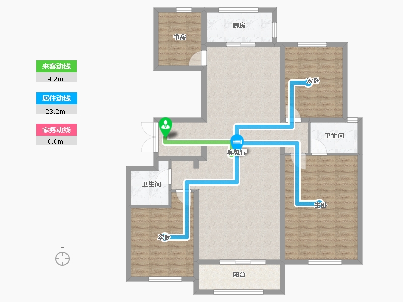 河北省-衡水市-隆江华府-121.06-户型库-动静线